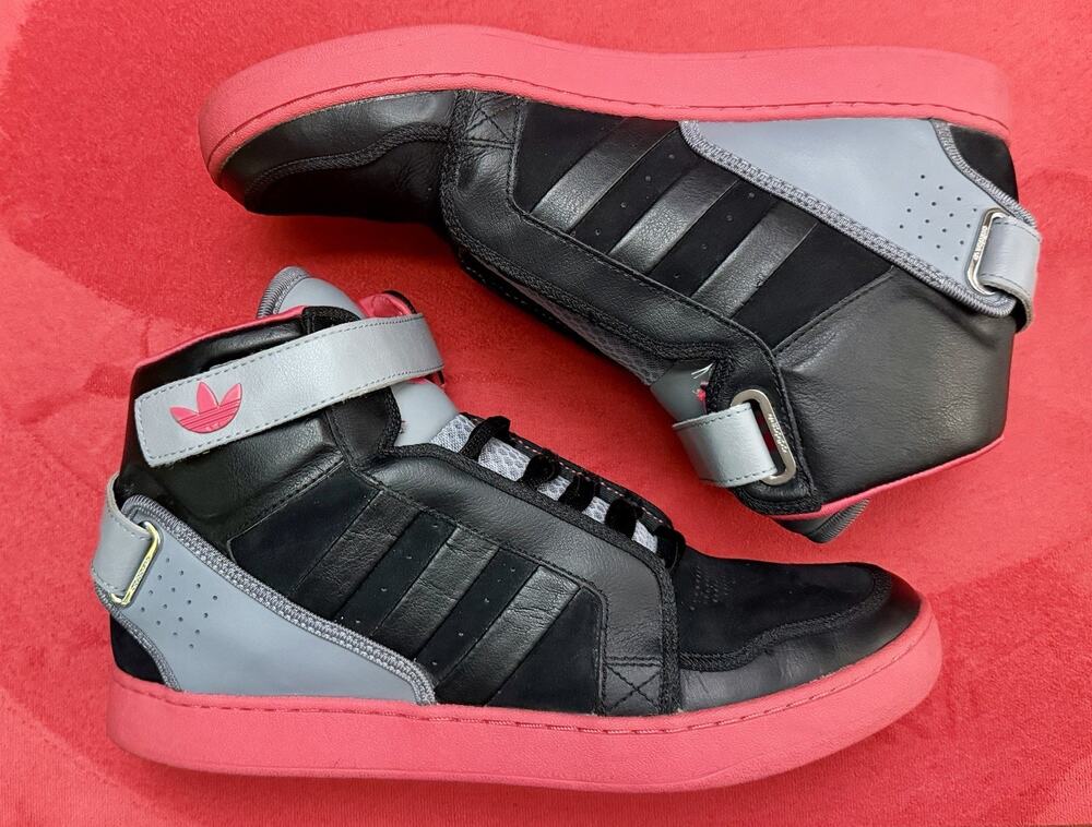 Adidas Hardcourt Hi Top Sneakers Mens Size 9 Basketball Shoes No Box